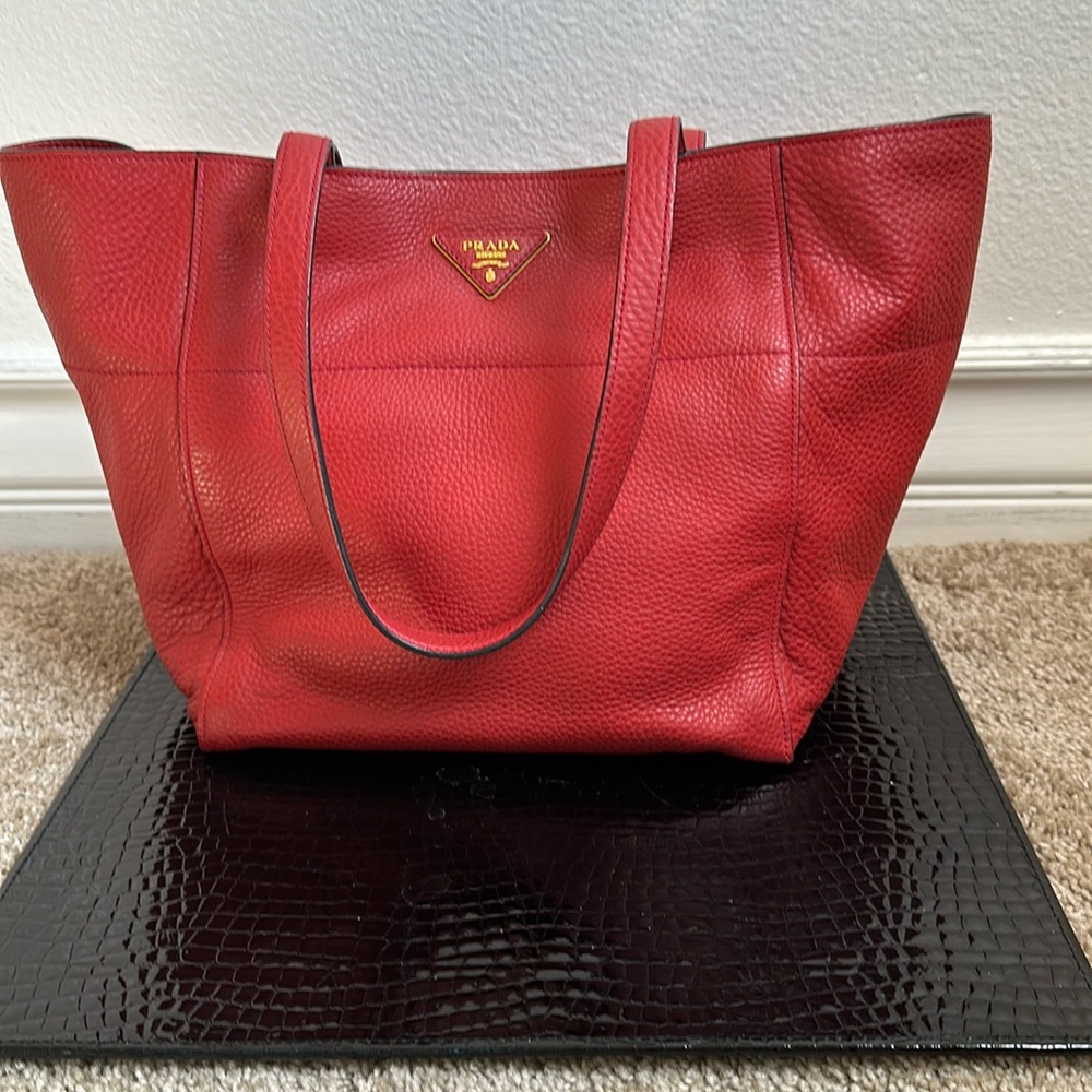 Brand new Prada Daino Rosso Tote.